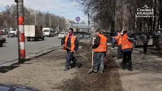 Глава Советского района Нижнего Новгорода Владимир Исаев проверил, как проходит субботник