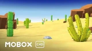 Model & Animate a Cactus Desert Scene - Cinema 4D Tutorial