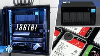 136TB SPEICHER im neuen NAS! 🤯 & So sieht mein Serverschrank aus!