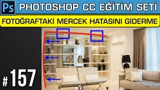 157: Fotoğraftaki Mercek Hatasını Düzeltmek | Lens Correction | Photoshop Dersleri