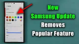 New Samsung Galaxy Update Removes Popular Feature + Causes Confusion  - What's Samsung Doing?