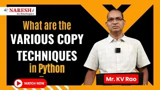 Python Copy Techniques: Deep Copy and Shallow Copy | NareshIT #deepcopy #shallowcopy