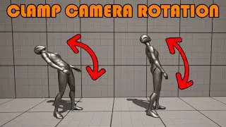 How To Clamp The Camera Rotation | How To Lock The Camera View - Unreal Engine 4/5 Tutorial