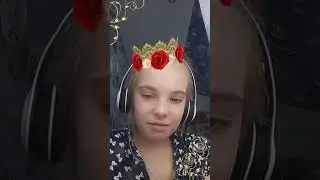 A beautiful girl is broadcasting