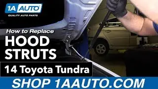 How to Replace Hood Struts 14-19 Toyota Tundra