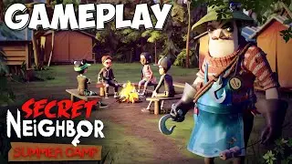 SECRET NEIGHBOR SUMMER CAMP UPDATE GAMEPLAY