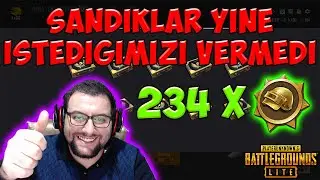 ŞANS NE ZAMAN YÜZÜMÜZE GÜLECEK - PUBG LİTE SANDIK AÇILIMI