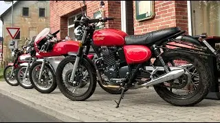 JAWA 350 OHC SCRAMBLER test