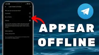 How To Appear Offline on Telegram