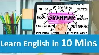 Learn English in 10 minutes | learn English to Hindi / Urdu | how learn english speaking course