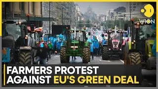 Europe Farmers Protest: European farmers renew protests against EUs green deal | WION News