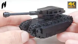 How to Build Small Heavy Lego Tank ARL 44 (MOC - 4K)