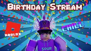 (🔴LIVE) BIRTHDAY STREAM! - Playing Roblox