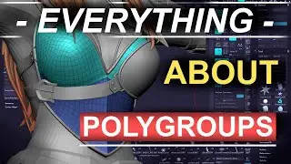 ZBrush - EVERYTHING About Polygroups (In 3 MINUTES!!)