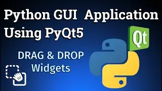 PyQT5 Designer | Drag and Drop GUI | PyQt5 GUI Tutorial