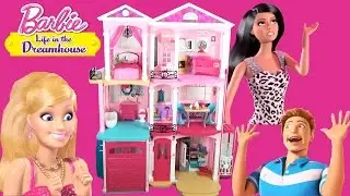 Дом Барби Трехэтажный с мебелью для кукол НОВИНКА / Barbie Life in the Dreamhouse 2015