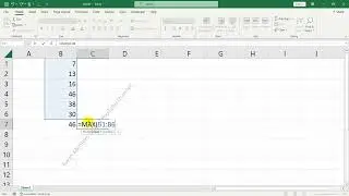 Max formula in Excel-How to find maximum value of a range
