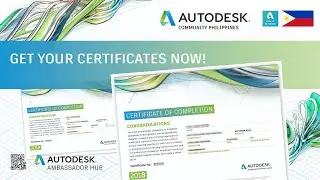 Get your Autodesk Certificate/s now