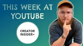 This Week at Youtube: Product Drops, Updated Post Creation Flow & Updates on Revenue Analytics Tabs