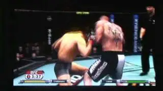 Fedor Emelianenko vs Brock Lesnar TKO