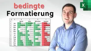 Excel bedingte Formatierung - Zeile einfärben, mehrere Bedingungen gleichzeitig, mit Formel