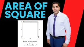 Learn Area of Square with easy method, Area of Square