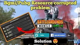 Bgmi/Pubg Resource File Corrupted Problem Solve | How To Fix Resource File Corrupted Problem In Bgmi