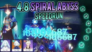 C6 R5 Wanderer 4.8 Spiral Abyss Speedrun [Genshin Impact]