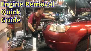 Subaru Engine Removal Quick Guide