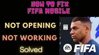 #fifa #fing24 HOW TO FIX NOT OPENING & NOT WORKING PROBLEM IN FIFA MOBILE ⚽📱 | FING 24 😌🆒