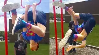 FALLING off MONKEY BARS! | FUNNY FAILS