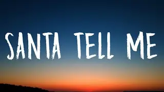 Ariana Grande - Santa Tell Me (Lyrics)