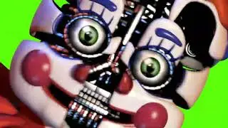 FnaF 5 | Sister Location | Circus Baby Jumpscare | UCN | Ultimate Custom Night | Greenscreen