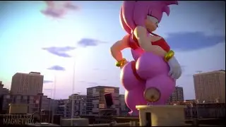 Giantess Amy Big Break! (Giantess Animation) (MagnetVox)