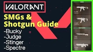 VALORANT SMG and Shotgun Guide (Recoil and Shooting Mechanics)