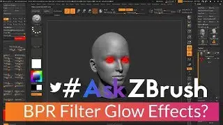 #AskZBrush: “Is there a way to make a SubTool glow using BPR filters?”