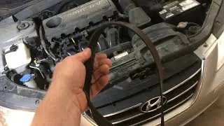 “installing” SERPENTINE BELT 2010 hyundai sonata (power steering stops working)