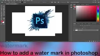 How to add a watermark in Adobe Photoshop | Nemindhara Naththarampotha