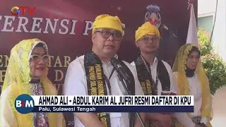 Didukung Perindo, Ahmad Ali-Abdul Karim Daftar Pilgub Sulteng ke KPU - BIM 03/09