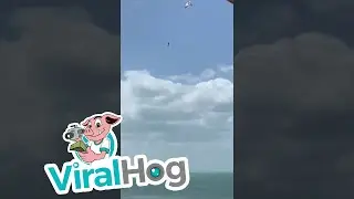 Kitesurfer Takes High Flying Trip || ViralHog