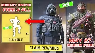 *Free* 🤩 Free Secret Emote For All + New Character Redeem Code + Get Free Epic Crates Codm 2023