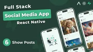 Build Full Stack Social Media App in React Native #6 - Show Posts