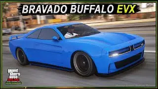 BRAVADO BUFFALO EVX - электричка, но едет, как МАСЛКАР. Обзор и тесты в GTA Online