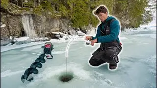 Ice Fishing Mountain Lakes For Rare Trout (Maine BACKCOUNTRY Mission)