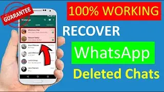 how to recover whatsapp deleted messages chats | restore whatsapp 1 year old chats without backup