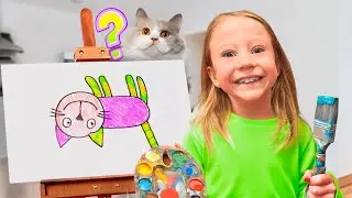 Nastya is learning drawing from a famous artist