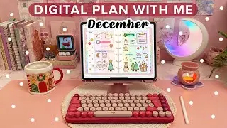 Digital plan with me on my iPad 🎄 Christmas december goodnotes planner