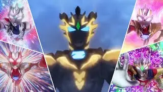 Ultraman Z All Transformation And Forms (Alpha edge - Deathcium rise claw)