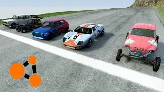 BeamNG Drive ГОНКИ НА ВЫЖИВАНИЕ !! КТО ДОЕДЕТ ДО ФИНИША ??