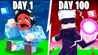 I Survived 100 days in Jujutsu Kaisen Minecraft as GOJO for REVENGE